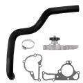 Caltric Water Pump Radiator Hose With Gasket Compatible John Deere 2243 Gas 285 320 345 F725 Gx345