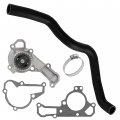 Caltric Water Pump Radiator Hose With Gasket Compatible John Deere 2243 Gas 285 320 345 F725 Gx345