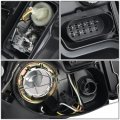 Auto Dynasty Euro Model E-code Style Halogen Headlight With Fog Lamp And Tool Kit Set For Vw Jetta Mk4 99-05 Driver Passenger