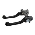 Wgl 2 Pcs Brake Clutch Brake Lever With Kx Logo Fits For Kawasaki Kx65 85 100 125 250 Kx250f Kx450f Black 