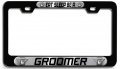 Eat Sleep Be A Groomer 3d Metal License Plate Frame Black Heavy Duty Steel Tag Holder For Auto Suv And Truck Universal Fit 12 