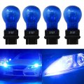 Nghtmre Blue 4pcs 3157 Bright Light Bulbs Car Auto Signal Turn Backup S8 Miniature Lamp 3157x 3057klcp 3757ak 3047ll