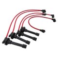 5pcs Red 8 5mm Spark Wire Set For 2002 Honda Accord Se Coupe 2-door 2 3l 2254cc L4 Gas Sohc Naturally Aspirated 