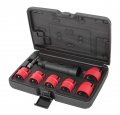8 Piece Automotive Wheel Stud Cleaner Tool Set For Rust And Debris 1 4 In Hex To 2 Square Adapter Drills Pneumatic Tools Model 