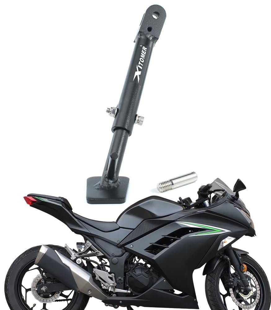 Adjustable Motorcycle Kickstand For Ninja 300 Abs Se 2014 2017 250 And Z250 2013 0 To 2 5 In Side Stand Foot Part