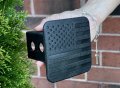 Everhitch 2 American Black Flag Trailer Hitch Cover Plug For Inch Receivers