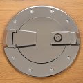 Kuafu Locking Fuel Door Compatible With 2003-2009 Hummer H2 Suv Sut Replacement For 15903412 Gas Tank Cap Cover Aluminum