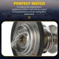 Ocpty Thermostat Housing Fit For Jeep Grand Cherokee 2005-2018 For Chrysler 300 Dodge Charger 2006-2018 Engine Coolant Assembly