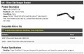 Marketplace Auto Parts Left Driver Side Bumper Bracket Bar Brace Compatible With 2003-2007 Chevy Silverado 2500 Hd