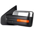 Left Side Towing Mirror Replacement For 2004 2014 Ford F150 Power Adjusted Heated With Turn Signal Puddle Light And Chrome Cap