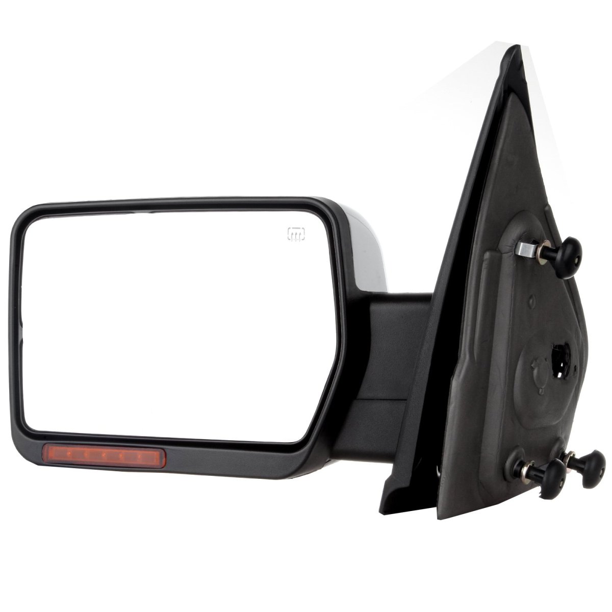Left Side Towing Mirror Replacement For 2004 2014 Ford F150 Power Adjusted Heated With Turn Signal Puddle Light And Chrome Cap