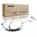 A-premium Inlet Outlet Engine Oil Cooler Line Hose Assembly Compatible With Chevrolet Silverado Suburban 1500 2500 Tahoe Gmc