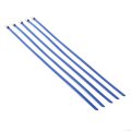 15m Aluminum Coated Exhaust Heat Wrap 12 Inches Long 5mm Width Blue Zip Tie