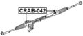 Arm Bushing For Steering Gear Febest Crab-042 52089312aa 
