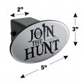 Supernatural Join The Hunt Oval Tow Trailer Hitch Cover Plug Insert