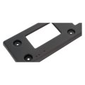 Front License Plate Bracket For Kia Sportage 2017 2018 2019 2020 2021 2022 All Wheel Drive Models Plastic Black Replacement