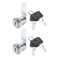 Uxcell Cam Lock 3 4 Cylinder Length Cabinet Locks With No Fits For 1 2 Max Thickness Panel Keyed Different Zinc Alloy Secure