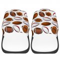 Delerain Car Seat Covers Set 2pcs Rugby Balls Universal Front Seats Vehicle Enterior Protector Suitable Fits Most Auto Suv
