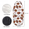 Delerain Car Seat Covers Set 2pcs Rugby Balls Universal Front Seats Vehicle Enterior Protector Suitable Fits Most Auto Suv