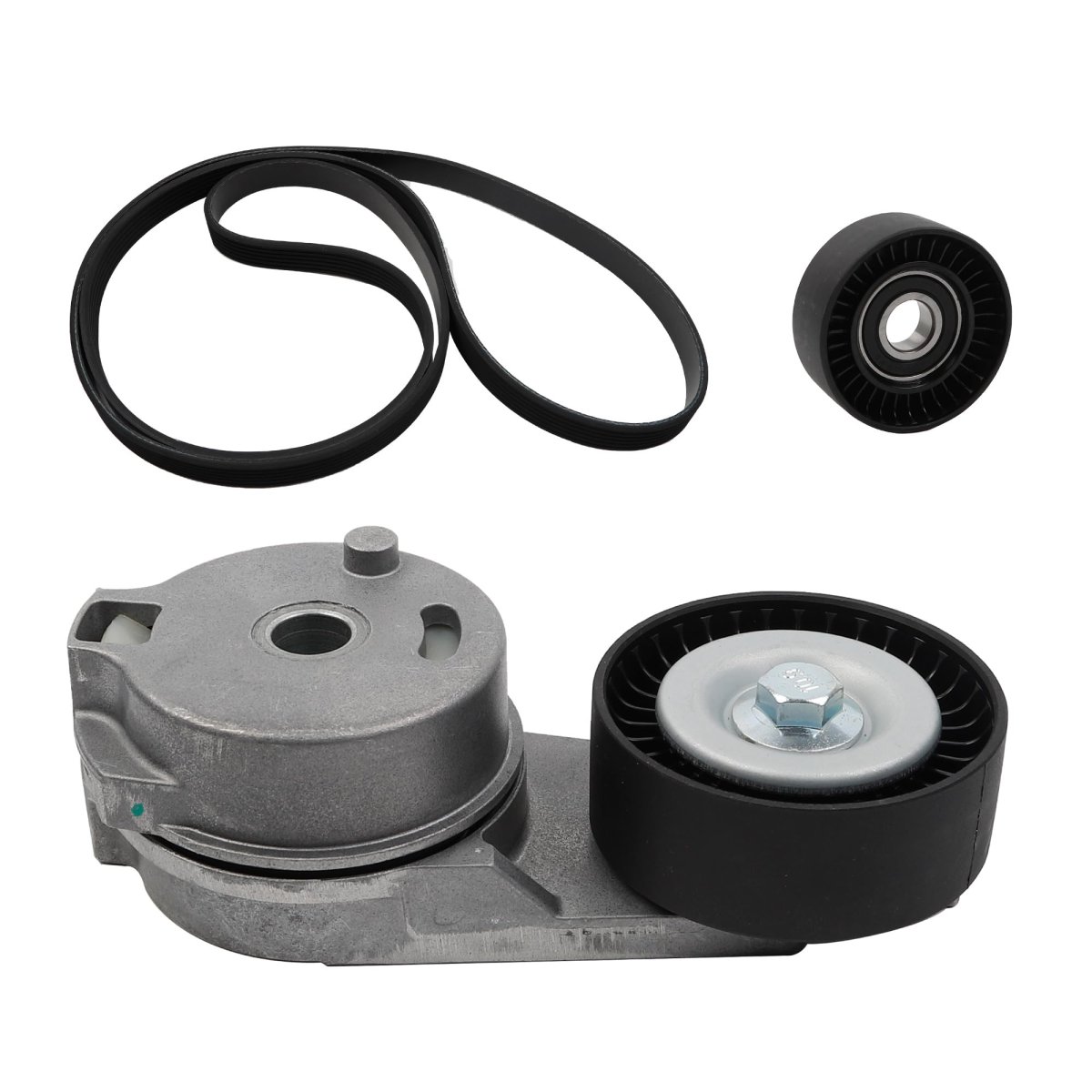 38323 Drive Belt Tensioner Idler Pulley Serpentine Kit For Dodge Ram 1500 2500 2009-2010 3500 2011-2018 5 7l V8 Replaces