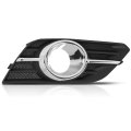 Front Right Passenger Side Bumper Fog Light Bezel Trim For Buick Encore 2013 2014 2015 2016 Gm1038173 95470237 Chrome Black 