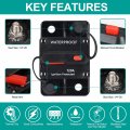120 Amp Circuit Breaker With Manual Reset Waterproof 12v-48v Dc 30-306a For Car Marine Trolling Motors Boat Atv Power Protect