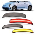 Hecasa Led Side Marker Light 4pcs For 2012-2019 Fiat 500 500c 500e 2013-2017 Dodge Viper Front Rear Parking Lamp Replacement 