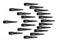 Vms Racing 12x1 5 20pc 112mm Cold Forged Steel Lug Nuts With Black Extended Bullets In Aluminum For Honda Civic Wheel Pattern