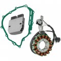 Caltric Stator And Regulator Rectifier With Gasket For Yamaha Rhino 700 Yxr700f 4x4 Fi Se 2008 2009