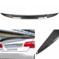 Aintier 1pc Carbon Fiber Spoiler Wing Compatible For 2007-2013 Bmw E92 M3 Coupe Glossy Black Rear Trunk Tail
