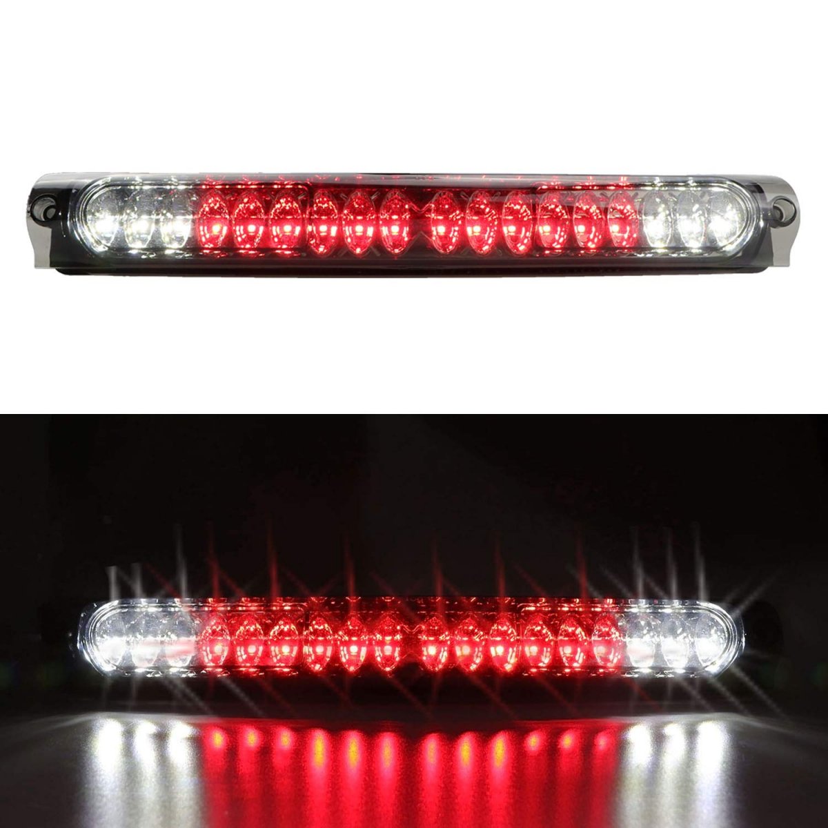 Smoked For 1997-2004 Ford F150 3d Led 3rd Third Brake Light Cargo Lamp High Mount Stop