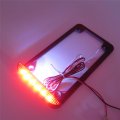 Smt-black Universal Compatible With Suzuki Kawasaki Harley 3-inch Complete Led License Plate Frame Motorcycle B00zzlh7au