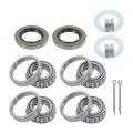 2 Set Trailer Bearing Kit Replacement For 1 Inch 2000-2200 Lbs Axle 