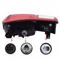 Waltyotur Replacement For 2016-2017 Toyota Tacoma Left Driver Rear Brake Tail Lights Red Transparent 81560-04170