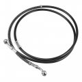 Motoforti 55 12 Length 10mm Id Motorcycle Hydraulic Brake Line Oil Hose Pipe Stainless Steel Braided Cable For Atv Motocross 