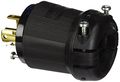 Hbl2811bk Locking Plug 30 Amp 3 Phase 120 208v L21-30p Black Extra Heavy Duty Industrial Composite Nylon Cord Mounted 