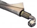Design Engineering 010405 Heat Shroud 1 2 1-1 4 I D X 3ft Aluminized Sleeving For Ultimate Protection With Hook And Loop 