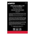 Satco S29878 5 Watt G25 Led Clear 2700k 500 Lumens 120 Volts 6-pack California Compliant Replaces S9878