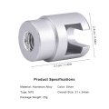 M10 Slide Hammer Dent Puller Head 2 Piece Set Car Repair Adapter For And Pulling Tab Aluminum Alloy Paintless Removal Tool