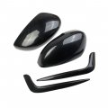 Korlot Carbon Fiber Fog Light Front Grille Signal Lamp Trim Side Mirror Cover For Chrysler Pacifica 2021-2022