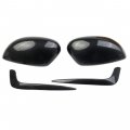 Korlot Carbon Fiber Fog Light Front Grille Signal Lamp Trim Side Mirror Cover For Chrysler Pacifica 2021-2022