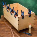 Medium Spring Clamps Ir Easy Squeeze Bandy Woodworking For Thinner Stock Delicate Moldings A One-handed Operation A To Grip