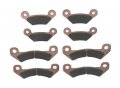 2 Front Rear Brake Pad For Xuv 825i S4 850d 855d John Deere Gas Diesel Gator