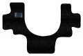 Carpet Front Floor Mat Black For Chevrolet G10 W Stationary Seats 1996 1995 1994 1993 1992 1991 1990 1989 1988 1987 1986 1985 