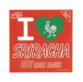 I Heart Sriracha Hot Sauce Sticker 