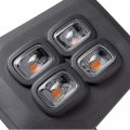 Astra Depot Left Right Tacoma Led Drl 4-eyes White Daytime Running Light Amber Dynamic Turn Signal Lamp Compatible For