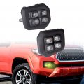 Astra Depot Left Right Tacoma Led Drl 4-eyes White Daytime Running Light Amber Dynamic Turn Signal Lamp Compatible For