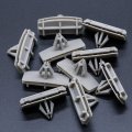 Rexka 10pcs Fender Flare Wheel Moulding Clip For Jeep Liberty Kk Kj 2002-2012 Grand Cherokee Dodge Ram 1500 Nitro Durango 
