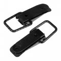 X Autohaux Universal Car Bumper Security Hook Lock Clips Quick Release For Trunk Fasteners Bumpers Fenders Carbon Fiber Pattern