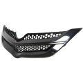 Premium Plus Grille For 2007-2008 Toyota Yaris Sedan Upper Textured Black Plastic 